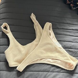 Hollister Cream Bikini Set